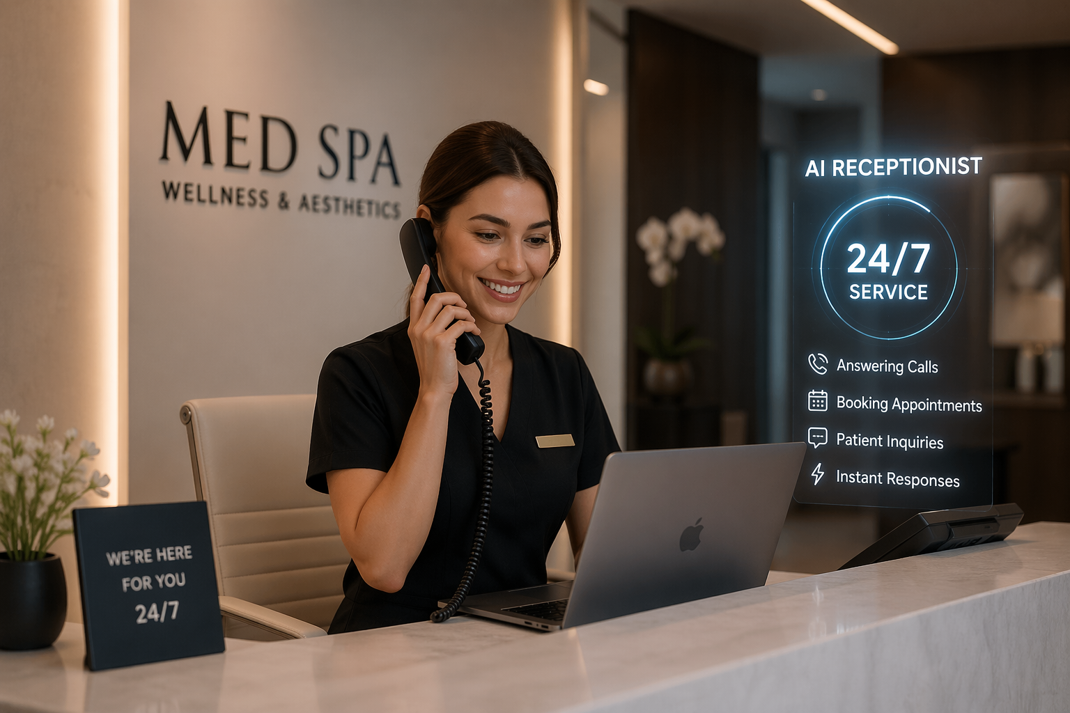 AI Receptionist for med spas by Medify Growth