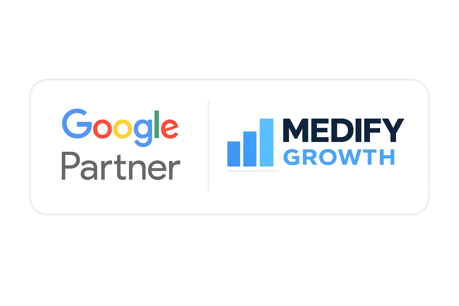 Google Partner PPC badge for Medify Growth