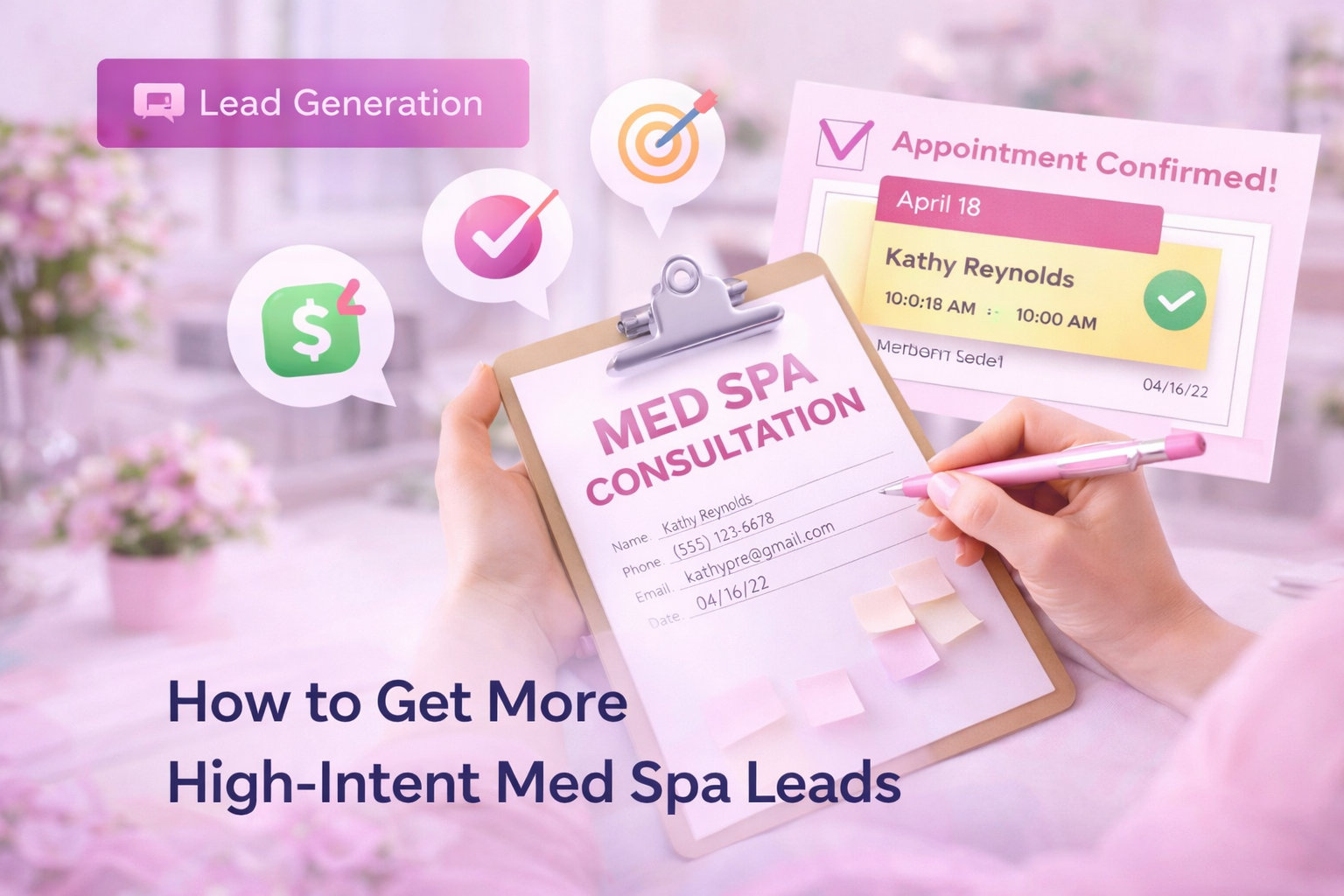 How to generate high-intent leads for med spas and increase consultation bookings