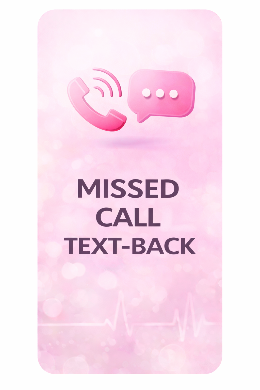 Missed call text-back service for med spas