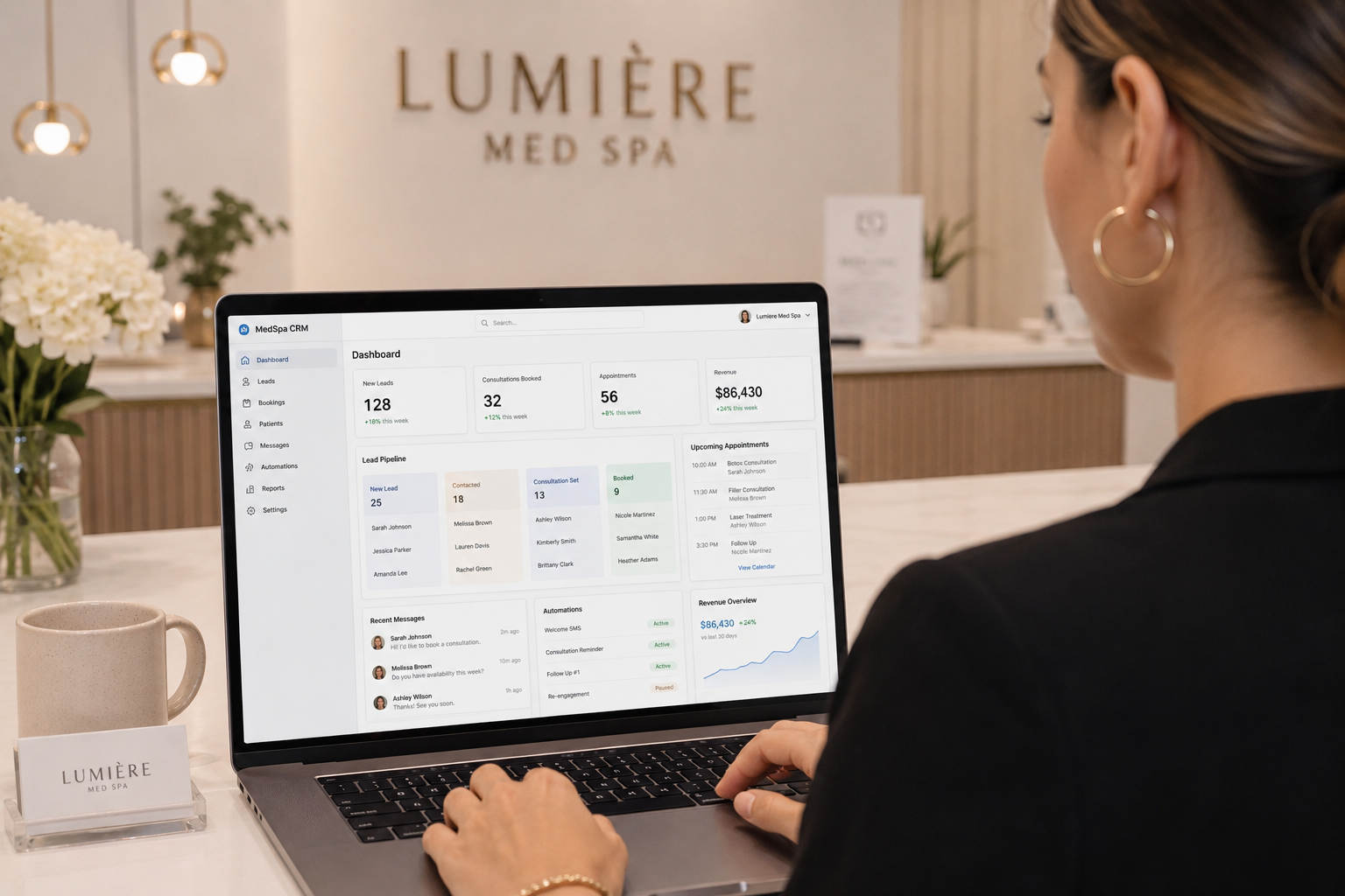 CRM software designed for med spas